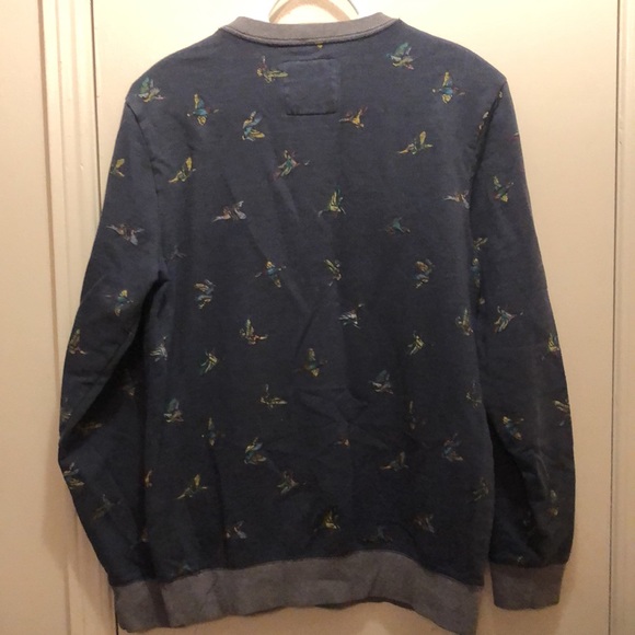 Vans crew neck sweatshirt navy with bird print - Picture 5 of 7